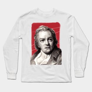 English Poet William Blake illustration Long Sleeve T-Shirt